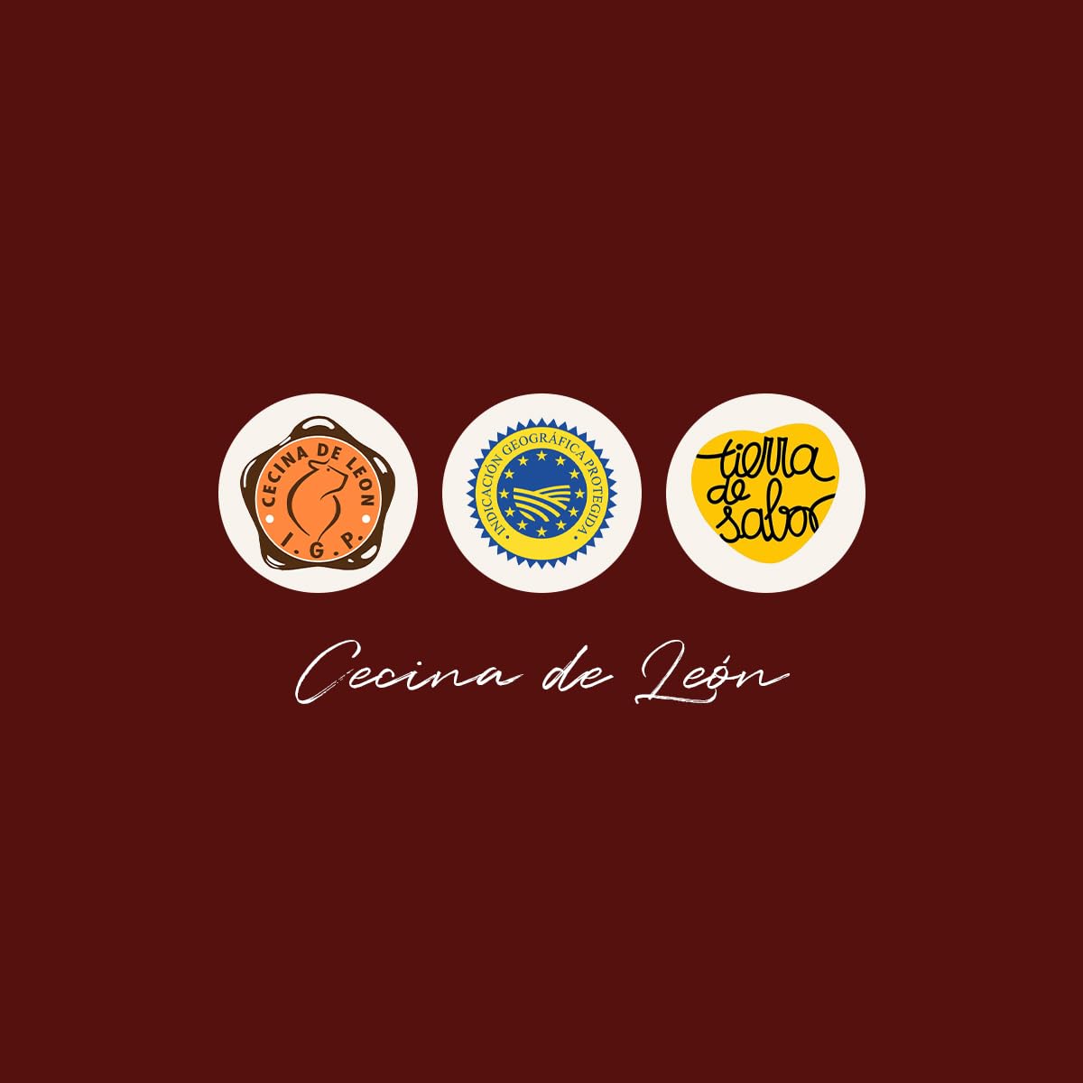 Cecina de León (IGP). 7 Sobres de 90g Loncheados de Cecina de Vaca Premium 100% Natural. Alto Contenido en Proteína, Ahumado con Leña de Encina. Envasado al Vacío. Cecina Lista para Comer.