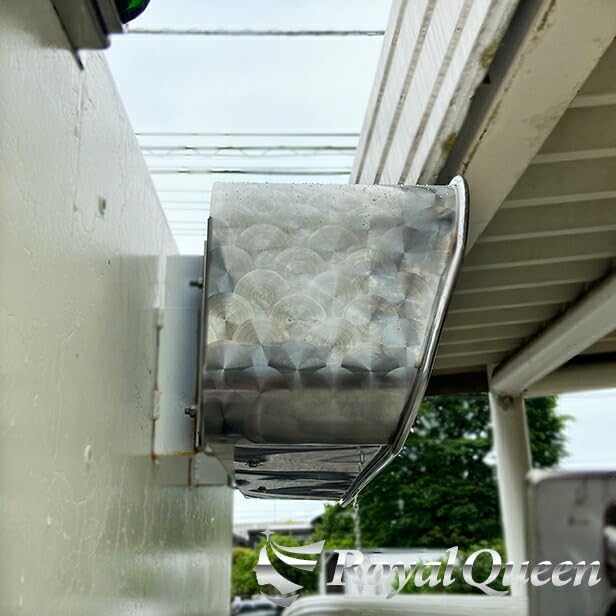 アンドンバイザー - 【公式】トラックステンレスパーツ シャンデリア専門店「Royal Queen」 【Royal Queen 】リニューアル♪両面ウロコ柄仕様！板厚up！丸棒太さup！アンドンバイザー アンドンカバー アルナ・ＪＢ中