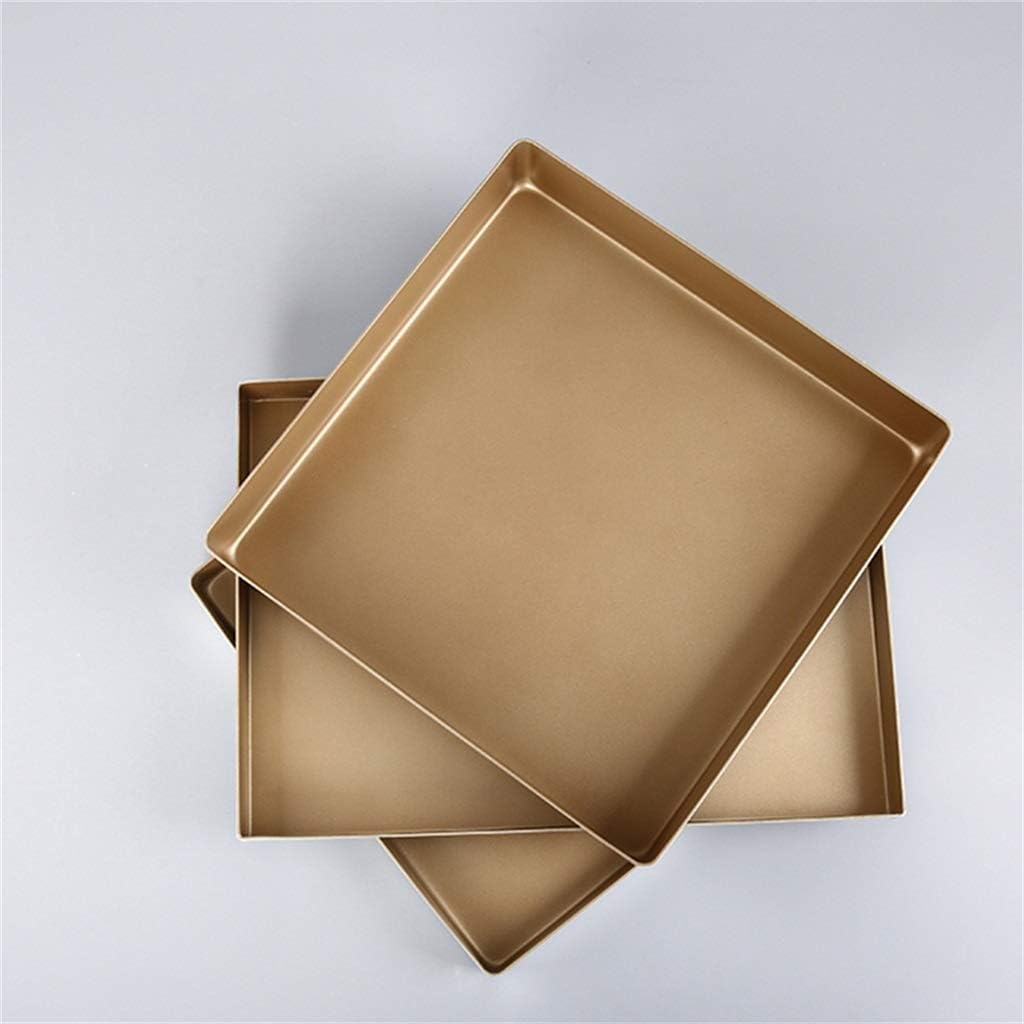 Baking Dish, Cake Mould Muffin Cake Roll Cookie Mold Not Sticky Square Home (Size : 35×25×5cm)