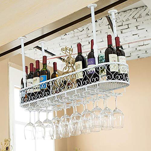 Support étagère à vin suspendu pour éviter la casse des verres à pied - 5
