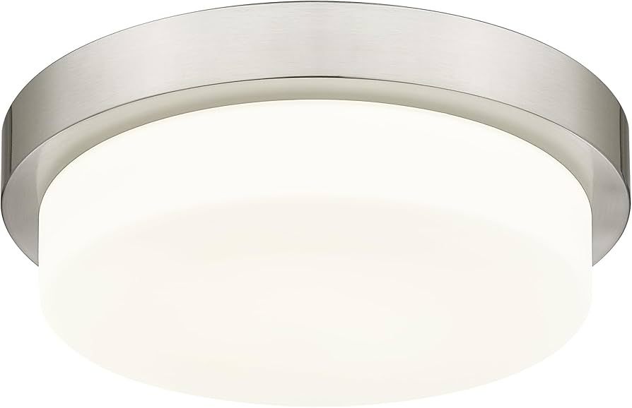 Audickic Flush Mount Ceiling Light, 13inch Close to Ceiling Light