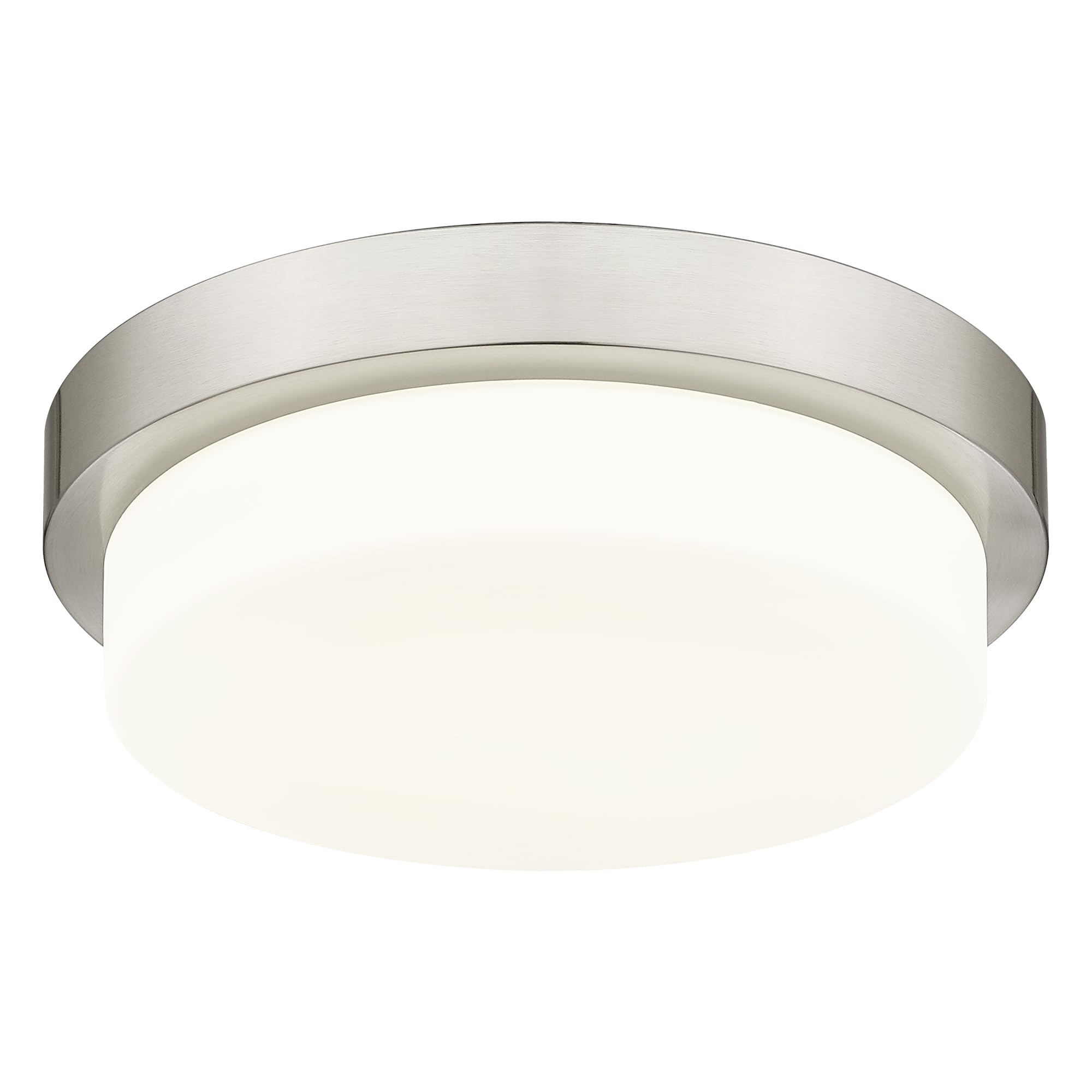 Photo 1 of Audickic 13" Brushed Nickel LED Flush Mount Ceiling Light