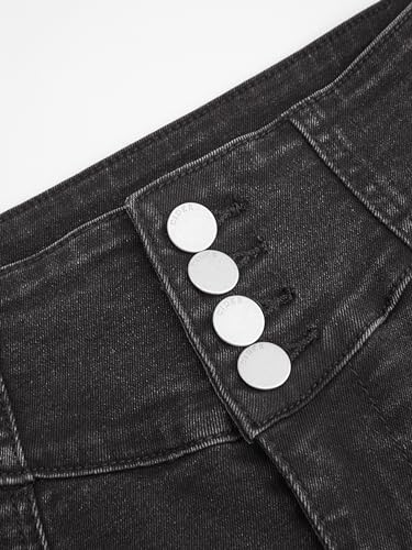 CIDER Denim High Waist Flared Jeans4