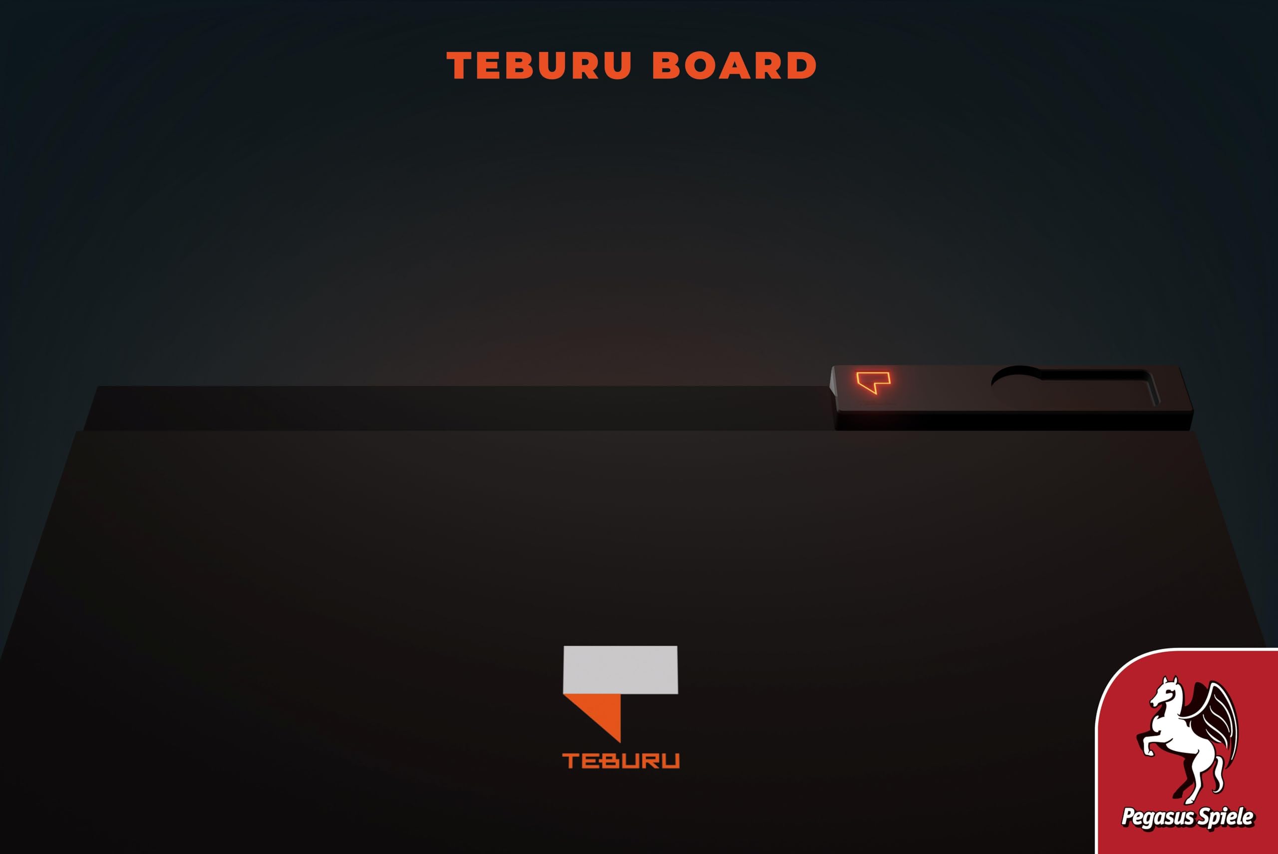 Teburu Board Brettspiel, Pegasus Spiele, 47 x 2,5 cm, ohne Batterien, hergestellt in China