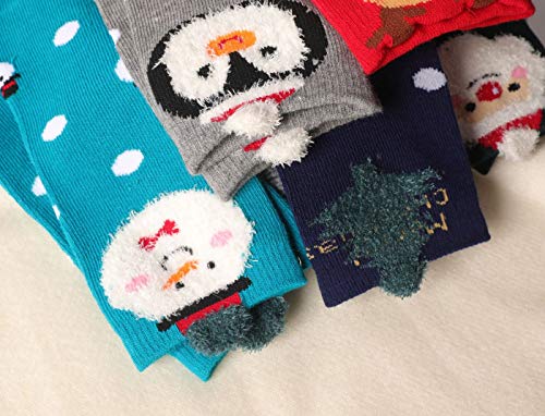 Unisex Kids Cartoon Christmas Winter Cute Socks Children Toddler Girls Boys Xmas Funny Winter Warm Socks 5