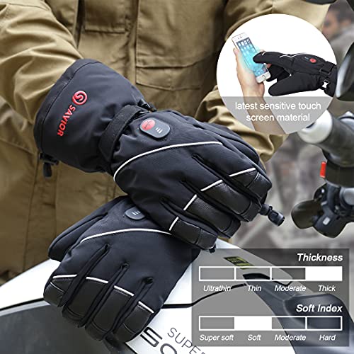Savior Heated Gloves with Rechargeable Li-ion Battery Heated for Men and Women, Warm Gloves for Cycling Motorcycle… - Image 5