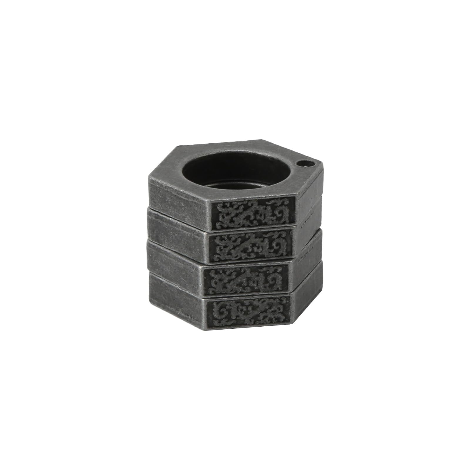 SH-RuiDu Emergency Survival Ring, 1 Pc Heavy Duty Emergency Survival Finger Ring Keychain Ring Finger Ring for Outdoor Climbing Camping Hiking Boating Fishing Sports