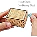 Imagen de Cuzit The Legend of Zelda Movie Theme Antique Carved Music Box Hand Crank Wooden Musical Box Toy