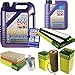 Produktbild Filter Set Inspektionspaket 6 Liter Liqui Moly Motoröl Leichtlauf High Tech 5W-40 MANN-FILTER Innenraumfilter Kraftstofffilter Luftfilter Ölfilter