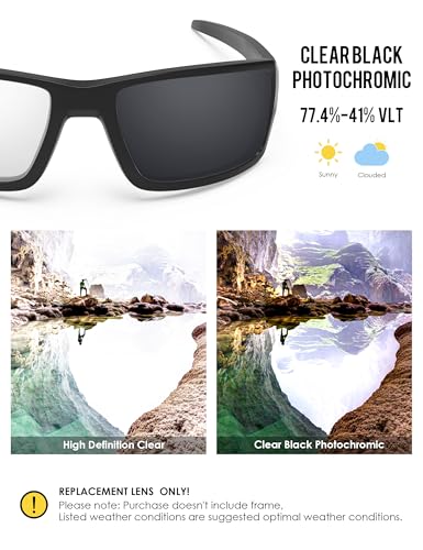 Image of BLAZERBUCK Anti-salt Polarized Replacement Lenses for Oakley Double Edge OO9380 Sunglass