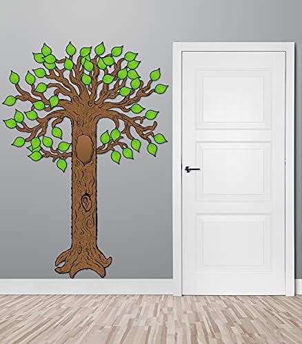 Carson Dellosa 64 Pc Tree Bulletin Board Set, Tree Wall Decor And Leaf Cutouts For Classroom Decor, Fall Bulletin Board Decorations, Family Tree, Daycare, And Sunday School Decorations For Classroom #TOP4