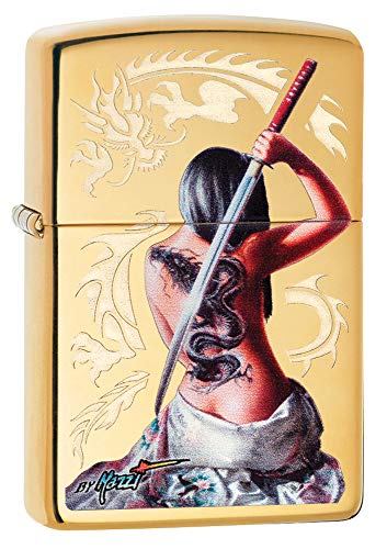 Zippo Mazzi Dragon Girl Pocket Lighter