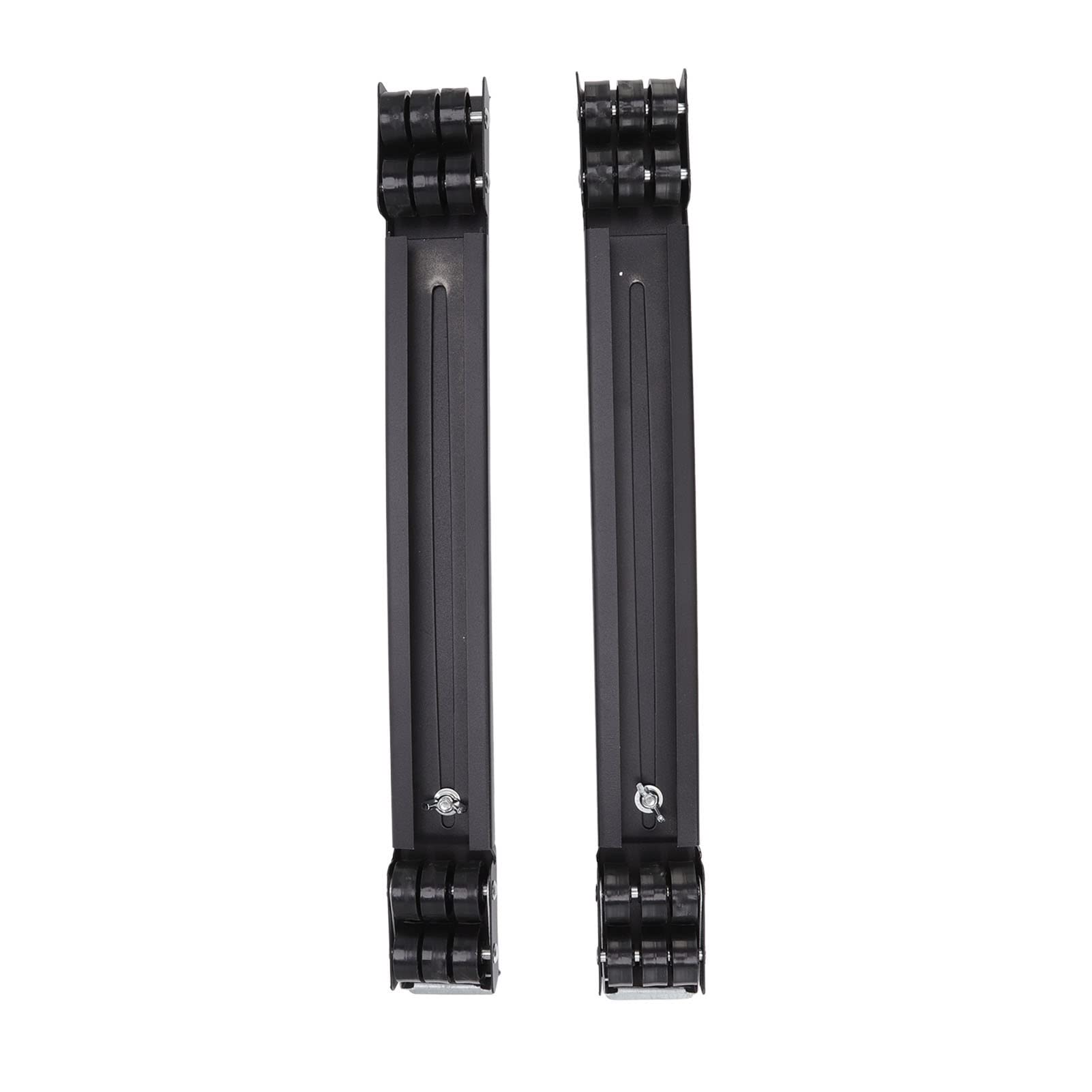 Topyond 2 Juegos De Muebles, Soporte De Rodillo Móvil, Base Elevada Extensible, Base De Lavadora Móvil con Ruedas para Refrigerador, Lavadora, Secadora, Muebles Grandes Y Pesados(Negro)