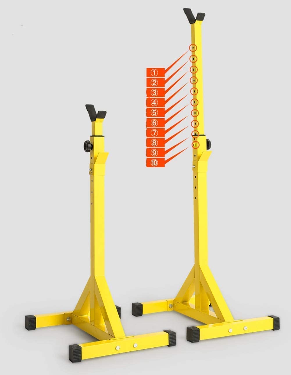 Rack per Squat, Rack per Squat, Supporto per bilanciere, Supporto per Dip Regolabile, Barra per trazioni, Rack per Squat, Rack per Squat Reg