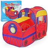 Liberty Imports Kids Pop Up Play Tent - Foldable Indoor and Outdoor Playhouse for Toddlers, Boys and Girls (Locomotive Train)