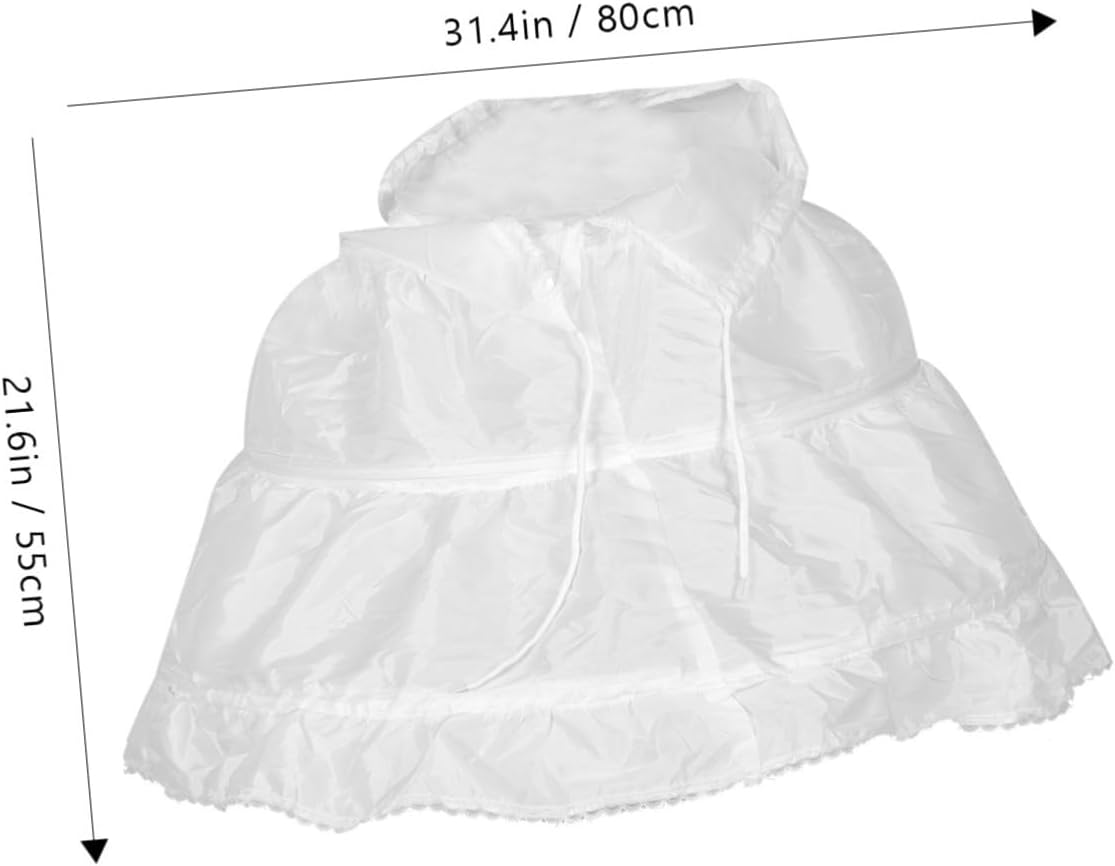 Flower Girls Petticoat Boys and Girls Underskirt Dress Underskirt Bubble Skirt Wedding Gown under Skirt White