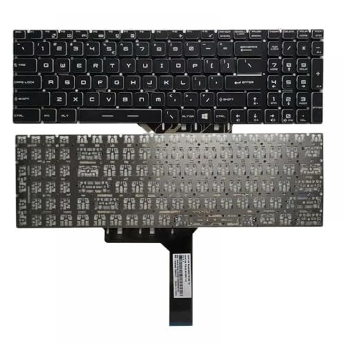 Clavier américain pour PC portable MS-16P5 MS-16K4 avec frappe silencieuse et fluide