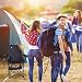 Relaxdays Silla Camping Plegable con Reposapiés y Soporte Bebidas, Acero y Poliéster,...