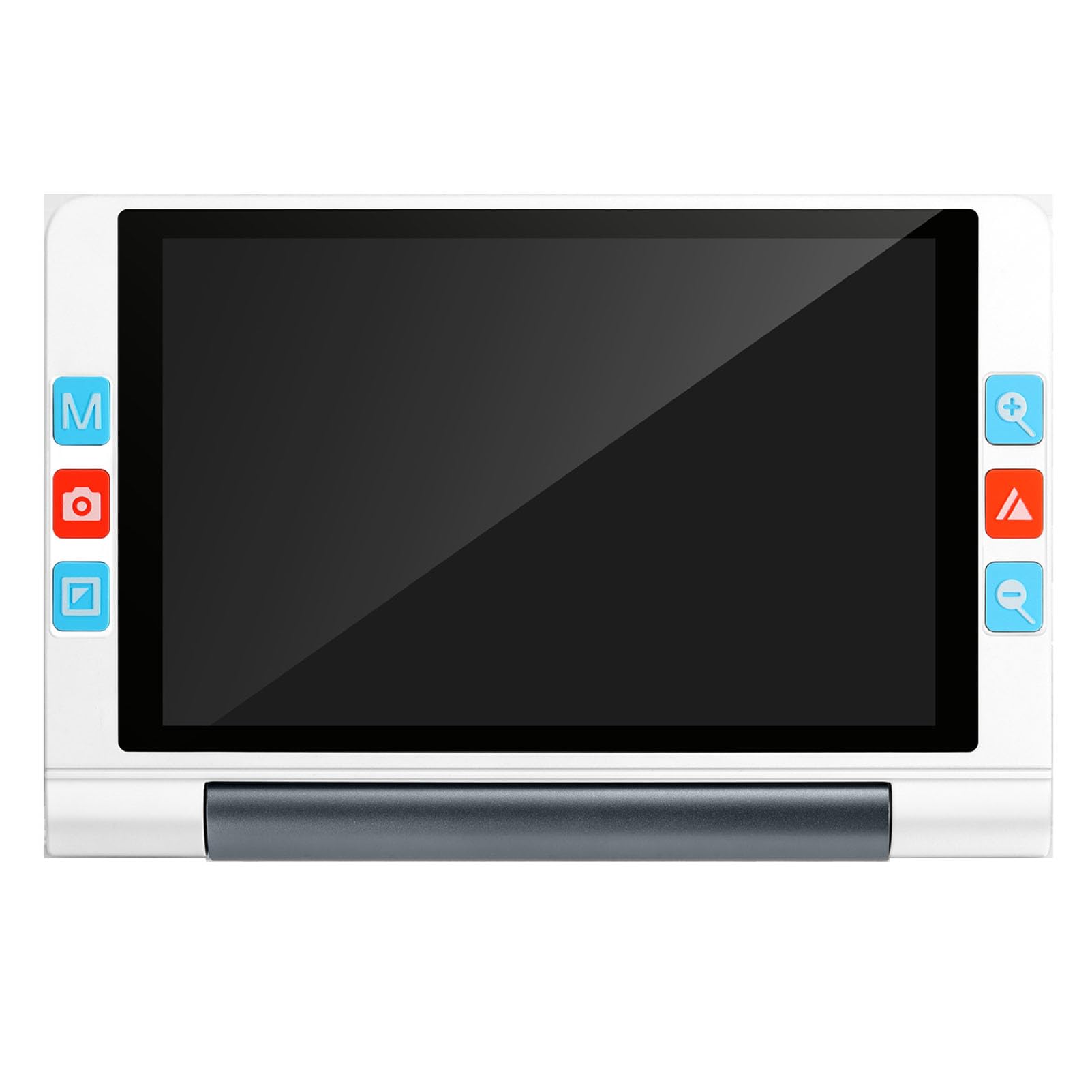 Lupa Digital de 8,0 Pulgadas para Lectura, Lupa de Lectura Digital portátil con luz, Lupa Digital de vídeo portátil, Zoom 2X-20X, 26 Modos de Color, Funciona con Pilas Recargables,White