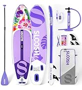 SLOOSH Inflatable Stand Up Paddle Board, 10'6" Paddle Boards with Premium Accessories, Non-Slip E...