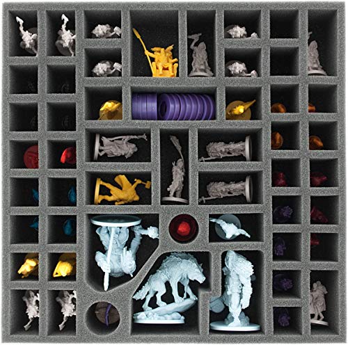 Feldherr AG055BR03 Plateau en Mousse de 55 mm Compatible avec Blood Rage - Exclusivités Kickstarter