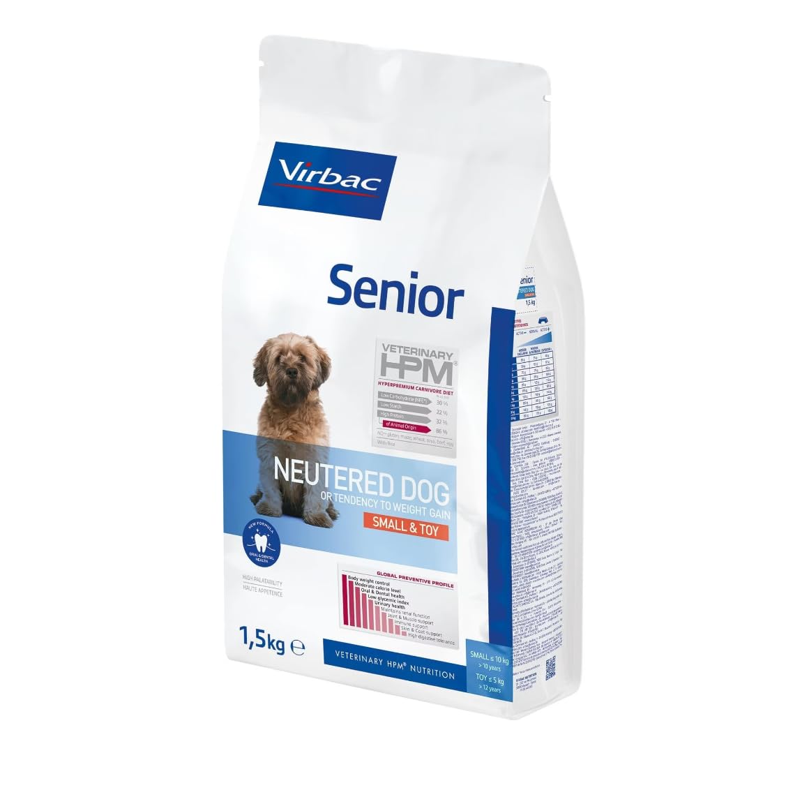 Veterinary HPM - Senior Small & Toy - Neutered Dog - 1.5kg