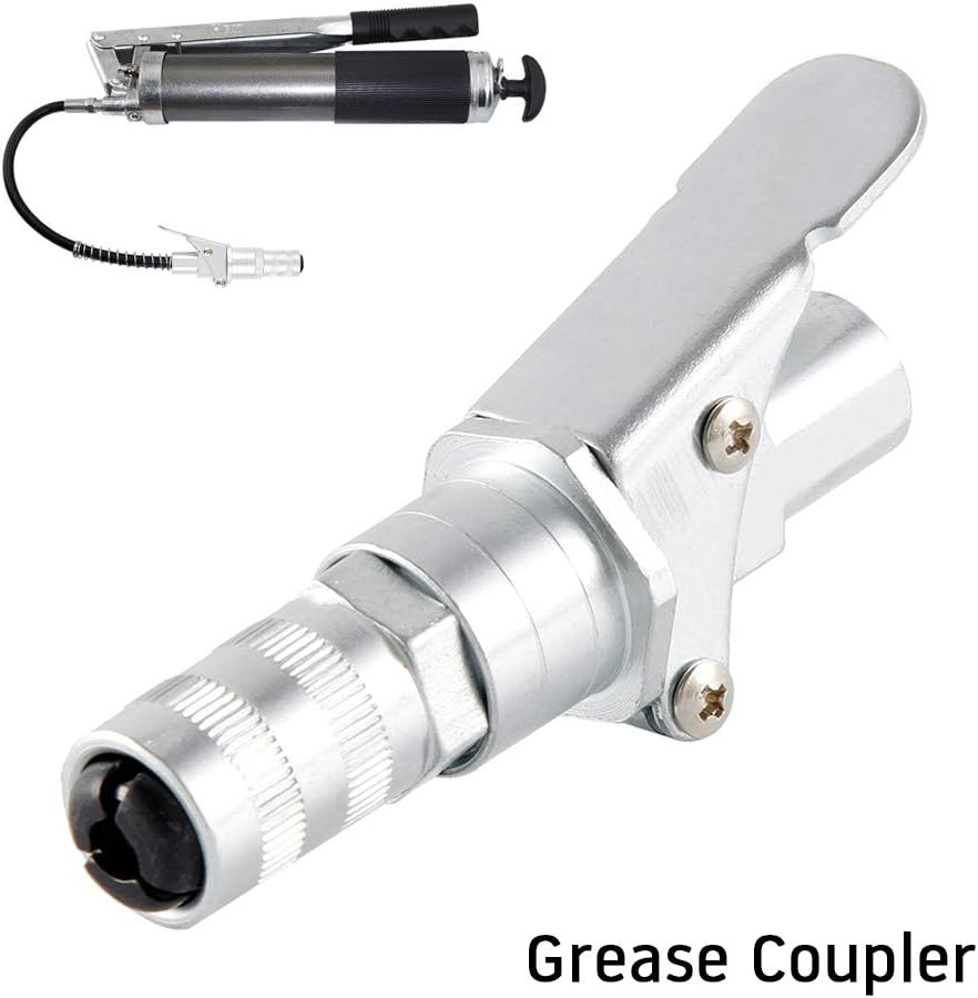 Business & Industrial 1/8 NPT Grease Coupler Locks Zerk 10000PSI Grease