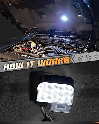 Lámpara LED bajo capó para vehículos Chevrolet y GMC miniatura 3