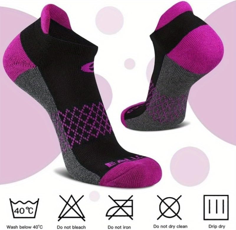 6 Pairs Gray Random Stripe No Show Socks, Soft Breathable Running Socks for Daily Wear sports-fan-socks