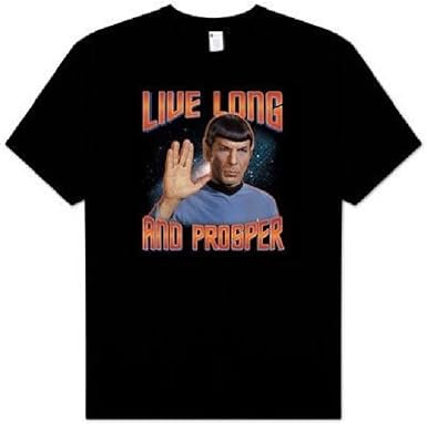 Live Long and Prosper T-Shirt Black 