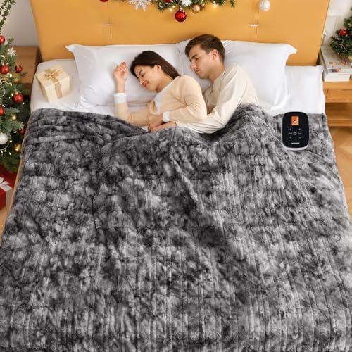 WOOMER Heated Blanket Full Size Electric Blanket 77
