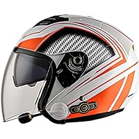 Bluetooth 3/4 Moto Mezzo Caschi Retro Moto Casco Aperto Scooter Built