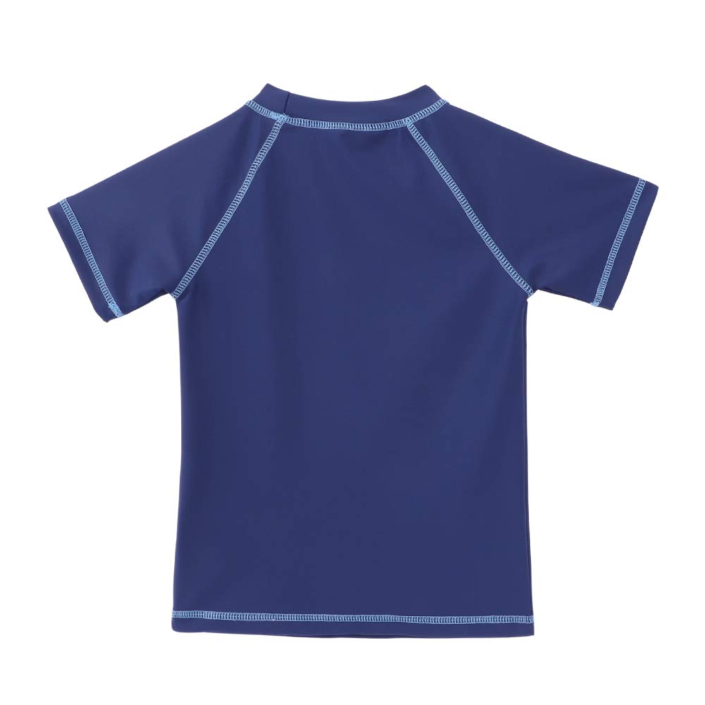 T-Shirt de Bain Anti-UV pour Enfants Maillot de Bain à Manches Courtes garçon Rashguard séchage Rapide