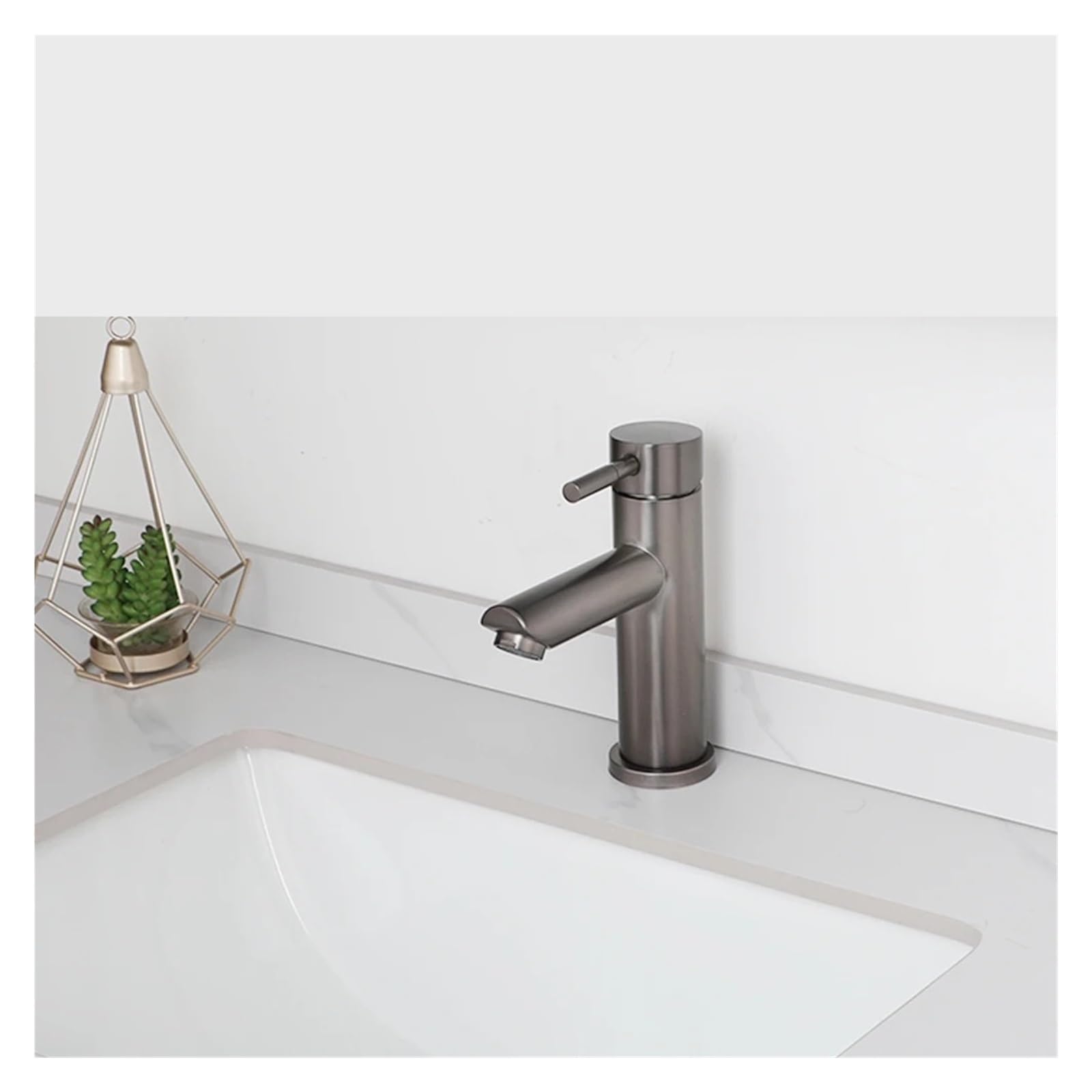 Robinet mitigeur eau chaude et froide pour lavabo de bain moderne