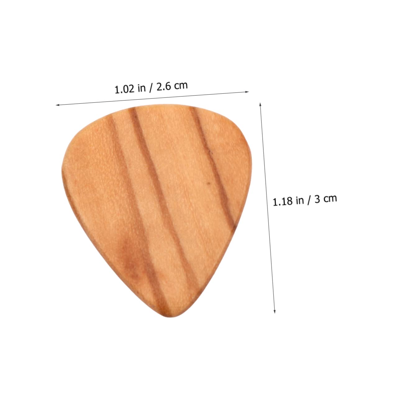ibasenice 16pezzi Plettri Olivo Per Chitarra Da Accessori Pratici Per Praticare Con Design Unico Plettri Resistenti e Morbidi Per Musicisti e Amanti Della Musica