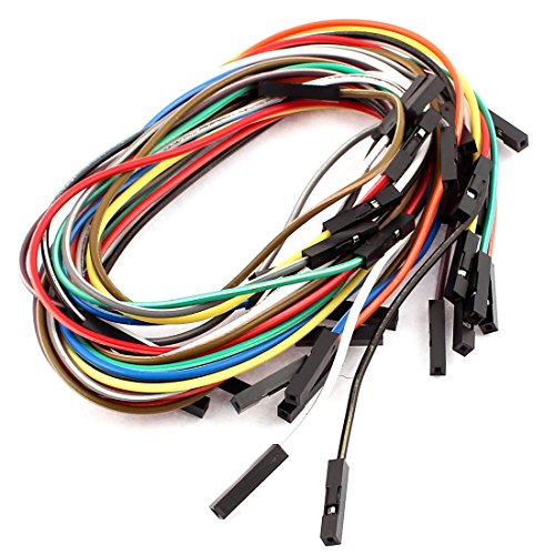 Juego de 15 cables jumper hembra a hembra 40cm miniatura 1