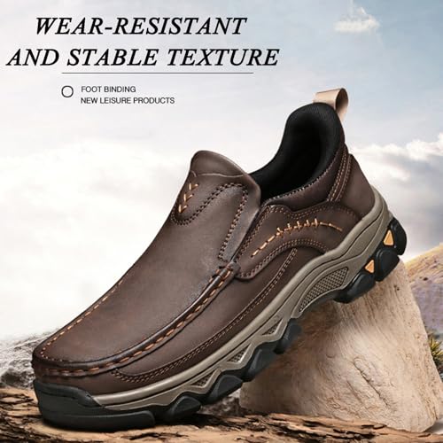 Enjerr Orthopedic Shoes, 2025 New Men's Arch Support Soft Slip On Bottom and Surface Business Leather Shoes3