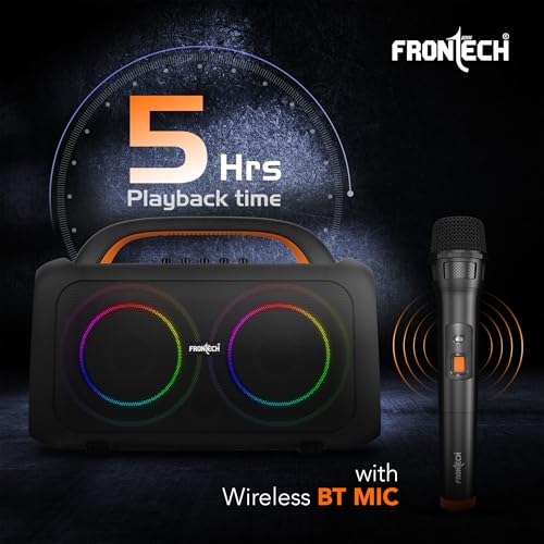 Image of FRONTECH Echo BOOM-242 Bluetooth Speaker | 70W | RGB Lighting | BT /FM /USB /TF /MIC | TWS | 1 Year Warranty (SW-0242)