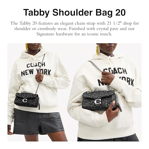 Image of Coach, Womens, Tabby Shoulder Bag 20, Black 1, One Size