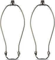 Vista 17 de Juego de 2 soportes desmontables para pantalla de lámpara de 9 pulgadas para lámparas de mesa y de pie, juego resistente de 2 soportes para pantalla