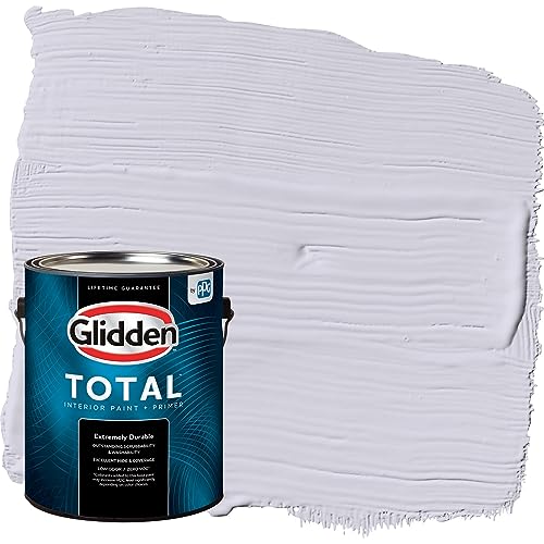 Glidden Total Interior Wall Paint & Primer All-in-One, Frosted Lilac/Purple,
