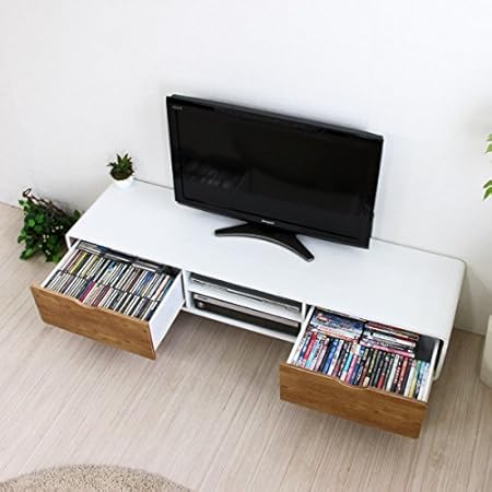 Amazon Co Jp 50 65v型推奨 アイリスオーヤマ テレビ台 テレビボード ローボード 幅150cm 奥行38cm 高さ41 5cm 43型 50型 60型 ダークウォールナット 収納 大容量 オープン 組み立て 耐荷重30kg Ots 150m Dw ホーム キッチン