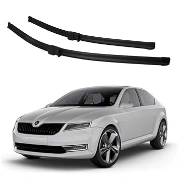 Oshotto Frameless (O.E.M Type) Wiper Blades Compatible with Skoda Laura (24
