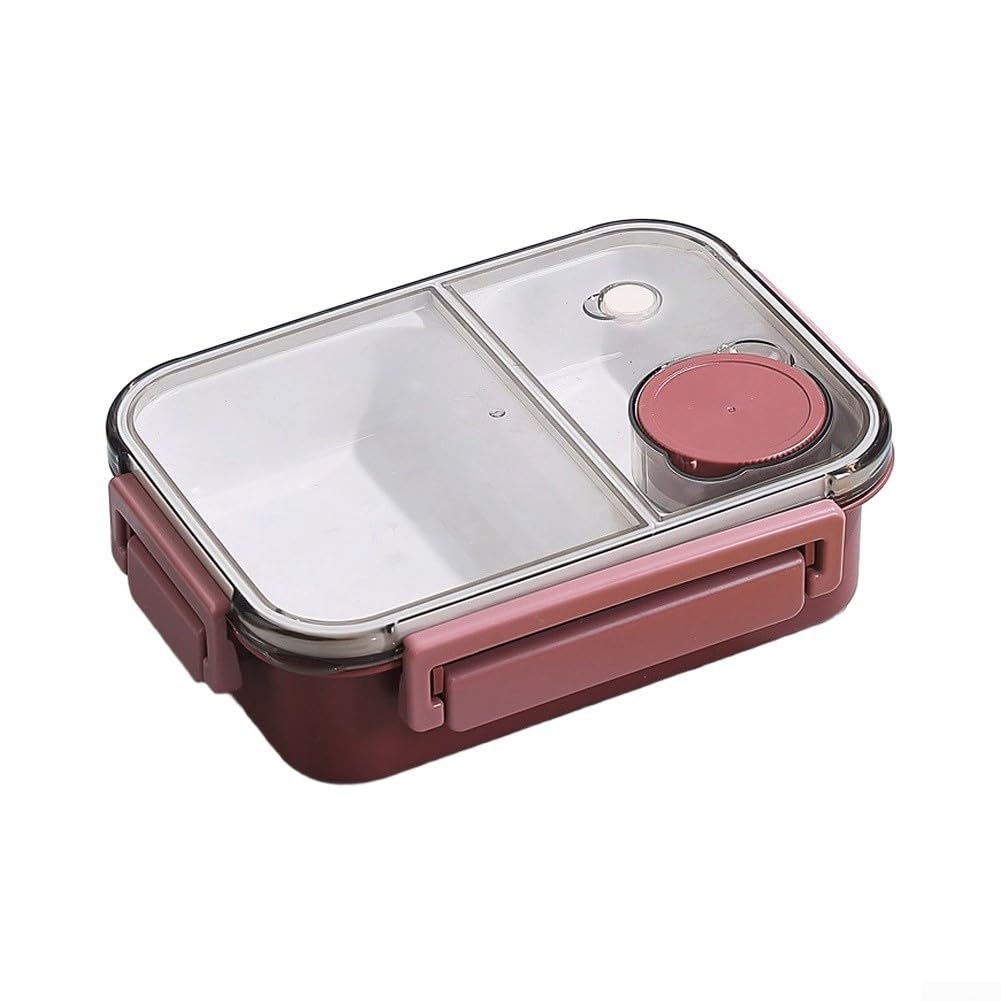 3 Compartimentos Reutilizable 1400ml Sin BPA 3 Compartimentos