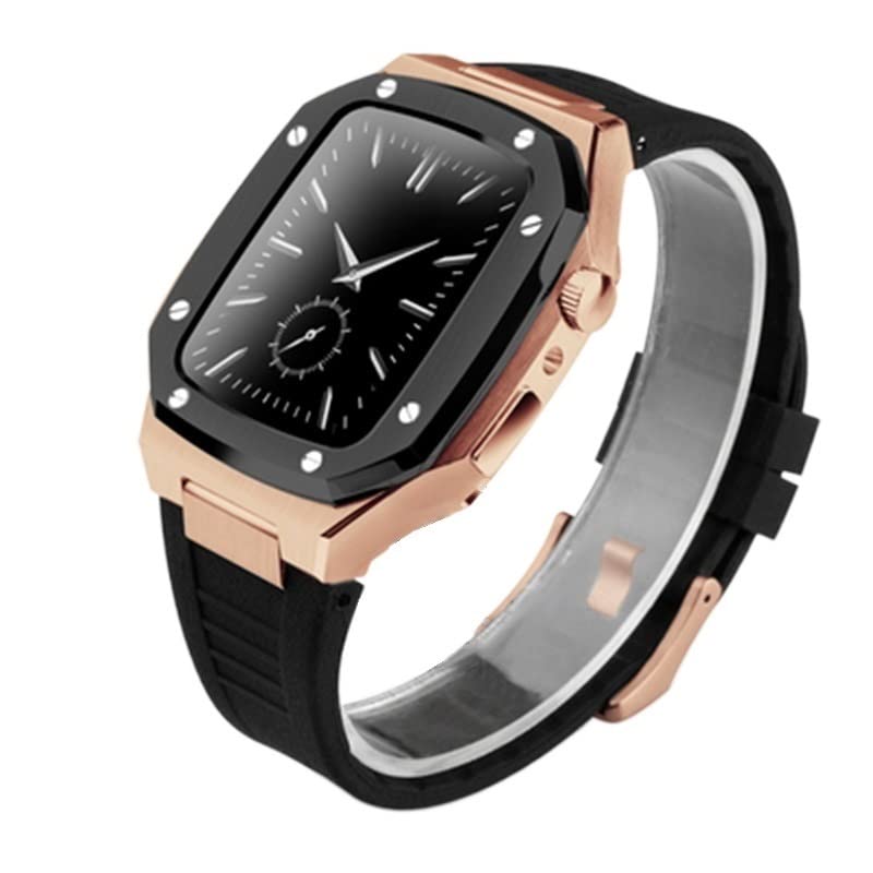 Kit modification Apple Watch antichoc en acier et caoutchouc étanche - 5