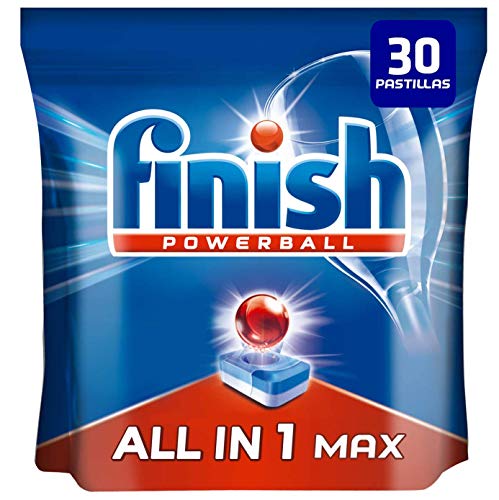 Finish Powerball All in 1 Max Pastillas para el lavavajillas todo en 1 - formato 30 unidades