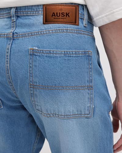 Image of AUSK Men Jeans || Straight Fit Denim Jean for Mens