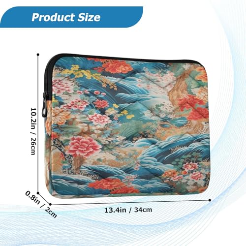 Funda Geométrica Étnica Impermeable para Laptop 13-14" miniatura 3