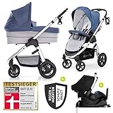 hauck kombikinderwagen manhattan ZWEI TESTSIEGER DER STIFTUNG WARENTEST ZUM SPARPREIS - Saturn R Duoset: GUT (2,3) - Ausgabe 08/2019. Babyschale Comfort-Fix inkl. Isofix Basis: GUT (2,1) - Ausgabe 11/2018.