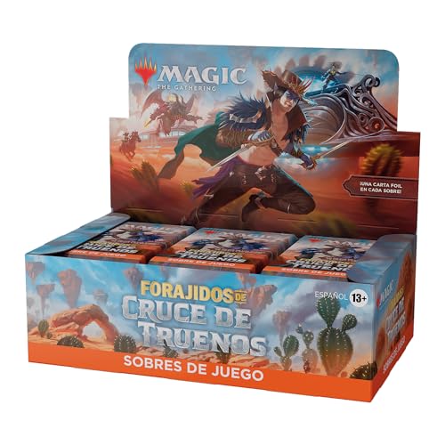 Caja de sobres de juego de Forajidos de Cruce de Truenos, de